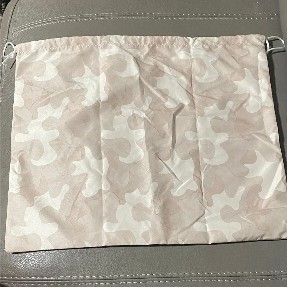 Dagne Dover Brown and Cream Camouflage Dust Bag